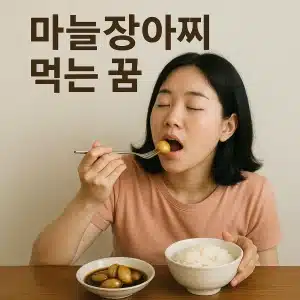 마늘장아찌 먹는 꿈