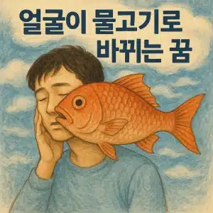 얼굴이 물고기로 바뀌는 꿈